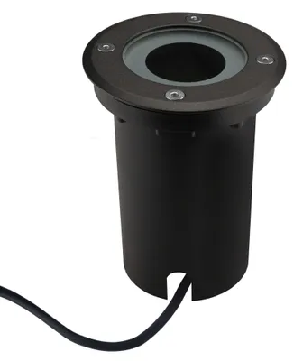 LED-Außenleuchte IP67 3W 230V GU10 rund schwarz