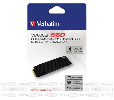 Obrázek produktu pro Verbatim Vi7000G, 4 TB, M.2, 7000 MB/s