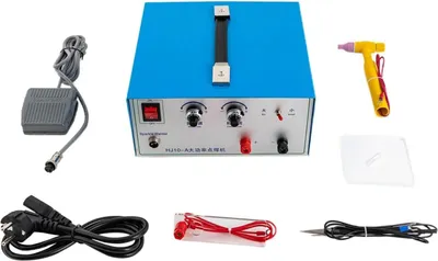 Image de Appareil de soudage par points pour bijoux - Pistolet à souder manuel de 500 W - Pédale - Pour l'or et l'argent - Soudage par points - Bricolage