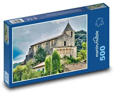 Obrázok produktu pre Puzzle 500 Staroveký kamenný kostol - martinpuzzle