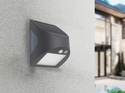 Immagine prodotto di Lampada da parete solare LED grigia NEDES, 3W / 3000K / 4000K - LS225