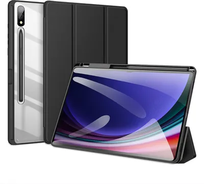 Produktbild von Hülle für Galaxy Tab S10 Plus/S9 Plus/S9 FE Plus, Dux Ducis Toby, Schwarz