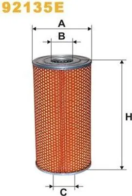 Produktbild von Ölfilter WIX FILTERS 92135E Filtereinsatz
