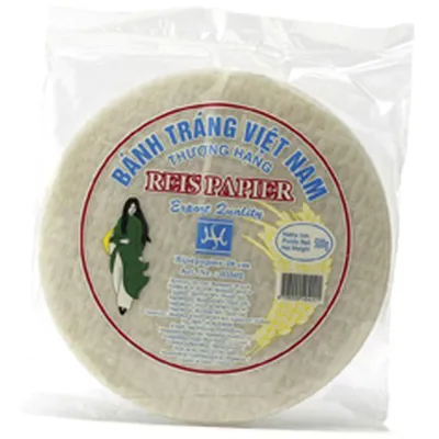 Produktbild von 500g Reispapier für Frühlingsrollen und orientalische Speisen rice paper rund Ø 28cm