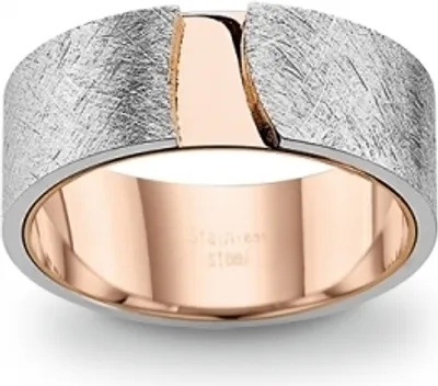 Produktbild von CEM ST8-068 Edelstahl Damenring rosé Damen Ring Gr. 52