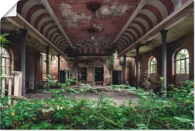Produktbild von ARTland Poster Lost Places - Tanzsaal - verlassen Größe: 90x60 cm