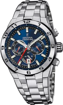 Produktbild von Festina Edelstahl Herren Uhr Armbanduhr silber Sport D2UF20670/1