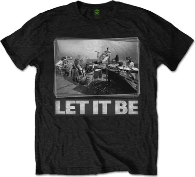 Produktbild von The Beatles Let It Be Studio Black M T-Shirt