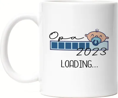Produktbild von Opa Loading 2023 Tasse für werdende Opas zur Geburt Enkel Enkelin Babynews Ich werde Opa Geschenk Tasse