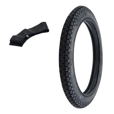 Zdjęcie produktu dla MZ ETZ 250 Zestaw opona/dętka 2.75-18 42P TT Kenda K254 2 3/4 x 18 Classic Grip MZ TS ES 150 250