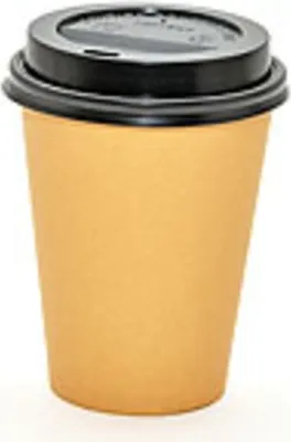 Produktbild von 20 Pappbecher für Heiß-  Kaltgetränke ca. 300ml mit Deckel  (12oz)