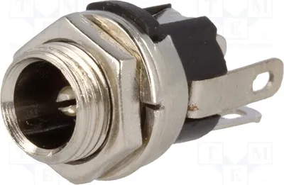Produktbild von 2x Buchse männlich 5,5/2,5mm zur DC-Stromversorgung 5,5mm 2,5mm DC Steckverbinder