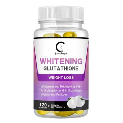 Produktbild von Whitening Glutathione 500 mg (120 Kapseln) Nahrungsergänzungsmittel, Haut, Gesicht, Gewicht