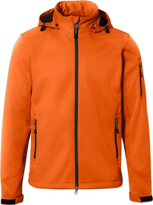 Produktbild von HAKRO Softshelljacke Ontario Herren #848 Gr. M orange
