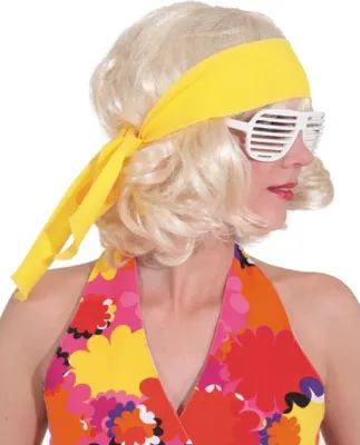 Produktbild von O22596 gelb Damen Kopfband Hippiestirnband