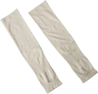 Produktbild von UV-beständige Armmanschetten für Outdoor, weißes Nylon, komfortabel
