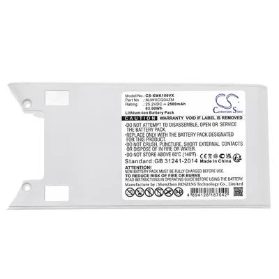 Immagine prodotto di TECHTEK Batteria compatibile con [Xiaomi] K10, Mijia 1c, Mijia 1c Lite, Mijia K10, MJWXCQ04ZM, SCWXCQ02ZHM sostituisce MJWXCQ04ZM
