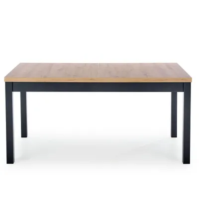 Zdjęcie produktu dla ST42M stół rozkładany 75x120-160 cm dąb artisan/ czarny