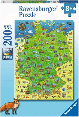 Zdjęcie produktu dla Kolorowa mapa Niemiec Ravensburger 13337