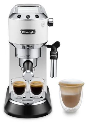 Produktbild von DeLonghi EC685.W Dedica Style Siebträger Espressomaschine Weiß