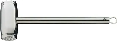 Produktbild von WMF Profi Plus Fleischhammer 34 cm, Schnitzelklopfer, Cromargan Edelstahl teilmattiert, spülmaschinengeeignet