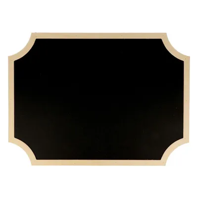 Produktbild von Etikette Schreibtafel-Schild mit Holzrand 30 x 22 x 0,5 cm