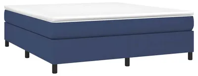 Obrázek produktu pro vidaXL Boxspring rám postele modrý 160x200 cm látka