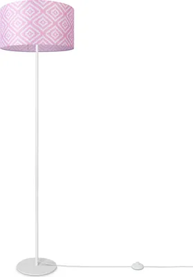 Produktbild von Stehlampe Wohnzimmer Modern E27 Leselampe Stehleuchte Stativ Retro Lampenschirm