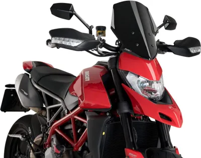 Immagine prodotto di Cupolino PUIG naked sport nero omologato ABE per Ducati hypermotard /sp