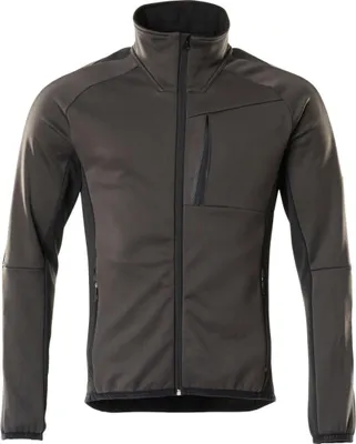 Produktbild von Mascot Fleecepullover mit Reißverschluss 18603-316 Gr. 2XL dunkelanthrazit/schwarz