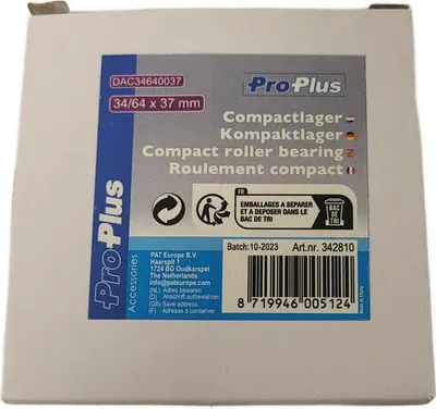 Produktbild von Kompaktrollenlager 34/64x37mm universal