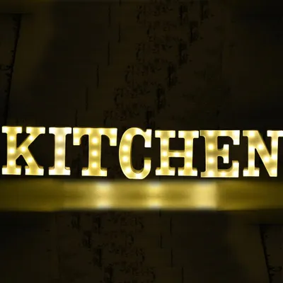 Obrázok produktu pre LED Buchstaben Set - Kitchen