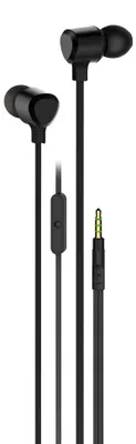 Produktbild von ViVanco™In Earphones mit Silikon Buds, Kabelgebunden, Anrufe/Musik, 20 - 20000 Hz, Kopfhörer, Schwarz