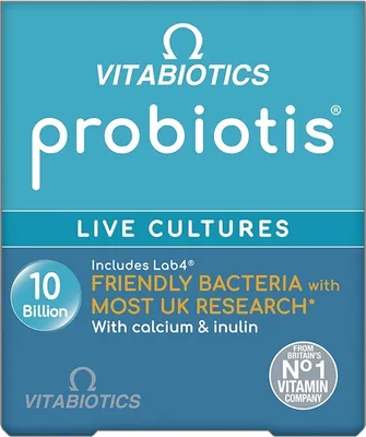 Obrázok produktu pre Vitabiotics Probiotis Live Cultures, 30 kapsúl