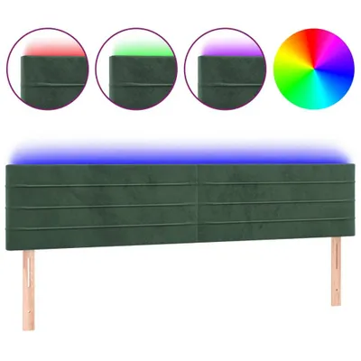 Produktbild von VidaXL 3121809, Dunkelgrün, Polyester, Holz, 1600 mm, 78 cm, 88 cm, 50 mm
