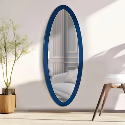 Immagine prodotto di Trakai - Specchio, 55x150h cm blu, Forma Ovale