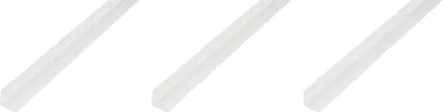 Produktbild von Alberts eco 3 x Winkelprofil, PVC, weiß, 20 x 20 x 1 mm, Länge 2 m