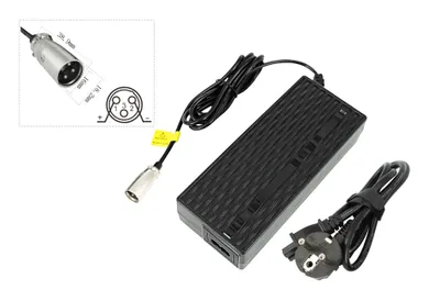 Immagine prodotto di Caricabatterie PowerSmart 2A 42V per batterie da 36V NCM Paris, NCM Paris Plus, NCM London, NCM London Plus, adattatore di rete Adattatore AC