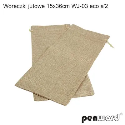 Produktbild von POLSIRHURT Jute-Taschen 15x36cm Eco WJ-03 P2