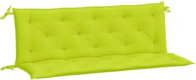 Produktbild von vidaXL Gartenbank-Auflagen 2 Stk. Knallgrün 150x50x7 cm Oxford-Gewebe