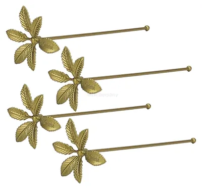 Produktbild von Bacardi Stirrer Rührstab für Cocktail aus Metall Palmen - 4er Set
