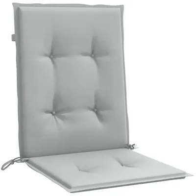 Produktbild von vidaXL Niedriglehner-Auflagen 6 Stk. Melange Hellgrau 100x50x4cm Stoff