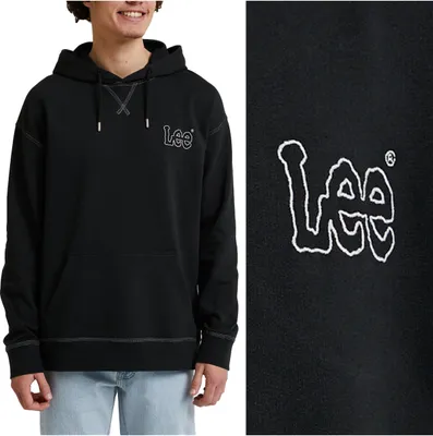 Produktbild von LEE Herren, Sweatshirt LL26FTON, L, Schwarz, kapuzenpullover, , hoodie
