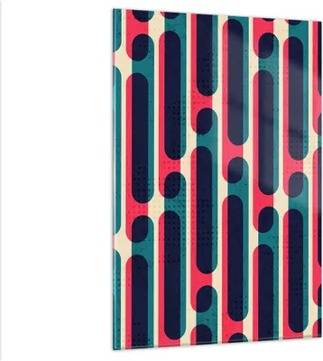 Produktbild von Bilder auf glas - Einteilig - Abstraktion Muster Modern - 80x120cm - Glasbilder - Wandbilder - Bilder - Wanddekoration aus Glas - Glas Bilder - Wandbild auf Glas - GPA80x120-4200