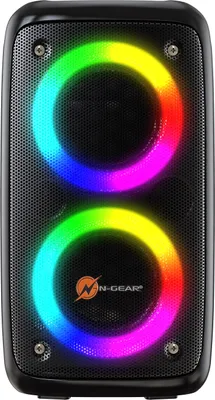 Produktbild von N-Gear Bluetooth Speaker Party Playback/Mikro/LED schwarz