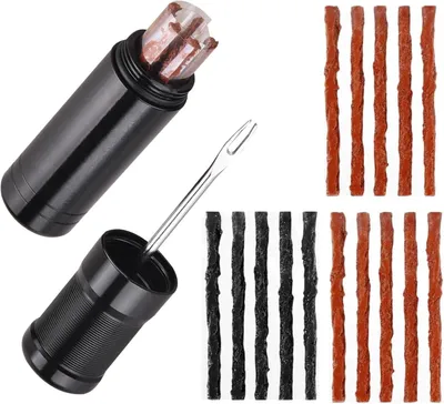 Produktbild von Tubeless MTB Reparaturset, 1 Reifenreparatur, 15 Flicken, für unterwegs