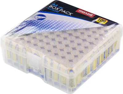 Zdjęcie produktu dla Maxell 790409, Jednorazowa bateria, AA, Alkaliczny, 1,5 V, 100 szt., Złoto