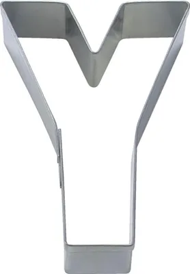 Produktbild von Städter Ausstecher Buchstabe Y, Ausstechform, Plätzchenform, Keks, Plätzchen, Edelstahl, 6.5 cm, 112940