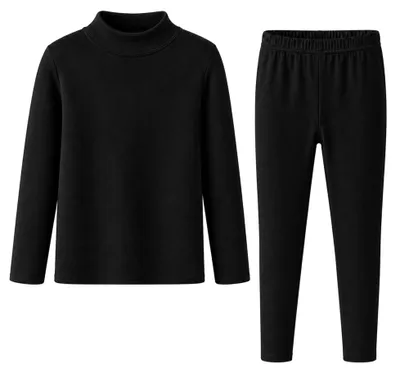 Imagen del producto de Conjunto de ropa térmica unisex, suave, talla 134-140, color , para temperaturas frías