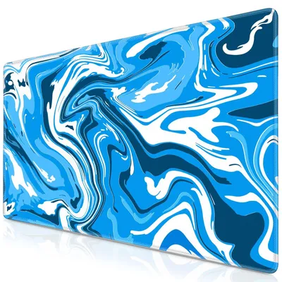 Productafbeelding van XXL gaming muismat, 900 x 400 mm, grote muismat met een vloeiend ontwerp, afgewerkte randen, waterbestendig, antislip voor PC en laptop, verbetert precisie en snelheid